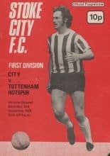Stoke City v Tottenham Hotspur 02-Nov-1974