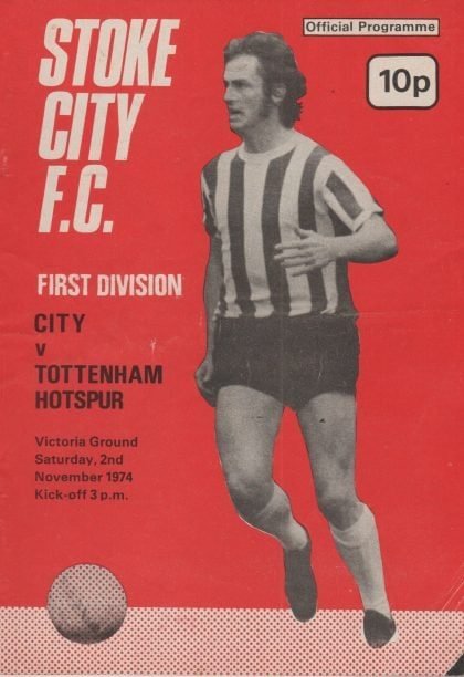 Stoke City v Tottenham Hotspur 02-Nov-1974