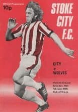 Stoke City v Wolverhampton Wanderers 15-Feb-1975