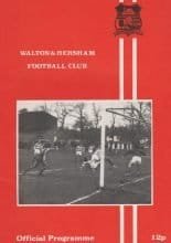 Walton & Hersham v Wokingham Town 26-Sep-1978