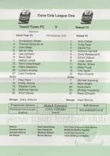 Yeovil Town v Walsall  10-Sep-2005