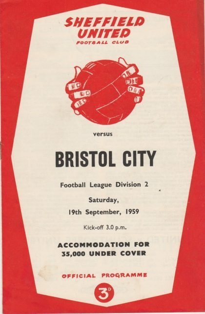 Sheffield United v Bristol City 19-Sep-1959