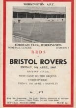 Workington v Bristol Rovers  09-Apr-1965