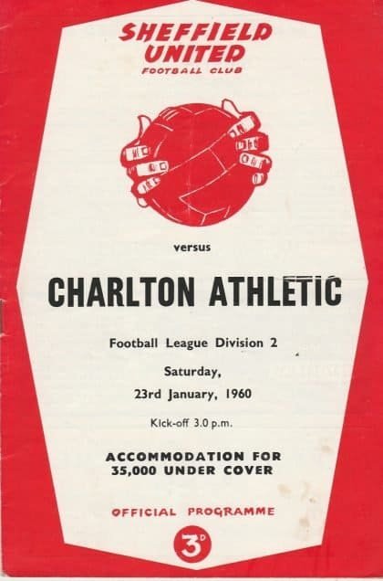 Sheffield United v Charlton Athletic 23-Jan-1960