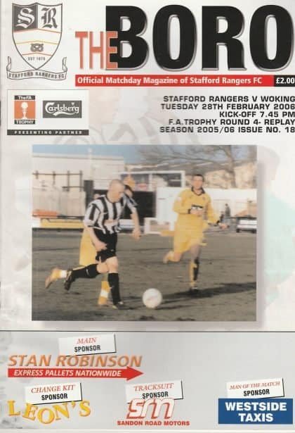 Stafford Rangers v Woking 28-Feb-2006