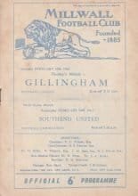 Millwall v Gillingham  10-Feb-1962