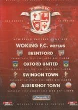 Woking v Aldershot Town 11-Aug-2001