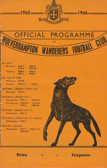 Wolverhampton Wanderers v Altrincham 22-Jan-1966