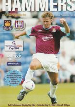 West Ham United v Anderlecht 31-Jul-2004