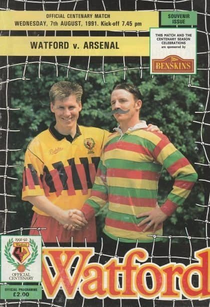 Watford v Arsenal 07-Aug-1991