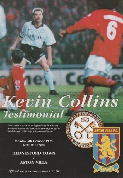 Hednesford Town v Aston Villa 05-Oct-1998