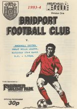 Bridport v Backwell United  23-Apr-1994
