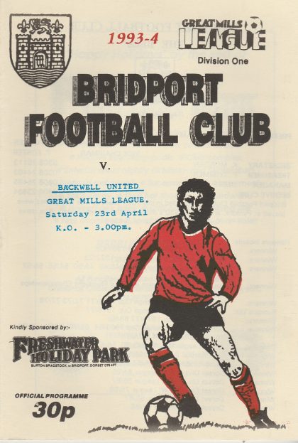 Bridport v Backwell United  23-Apr-1994