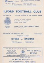 Ilford v Barking 27-Feb-1965
