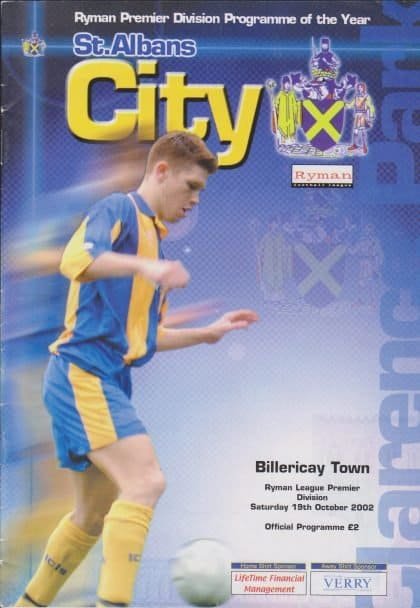 St Albans City v Billericay Town   19-Oct-2002