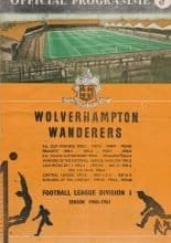 Wolverhampton Wanderers Reserves v Blackburn Rovers Reserves 24-Sep-1960