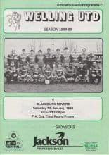 Welling United v Blackburn Rovers 07-Jan-1989