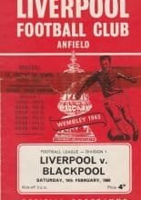 Liverpool v Blackpool 19-Feb-1966