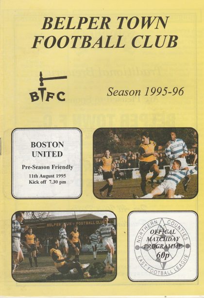 Belper Town v Boston United 11-Aug-1995