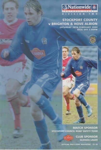 Stockport County v Brighton & Hove Albion 28-Feb-2004