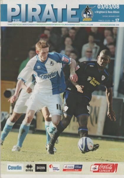 Bristol Rovers v Brighton and Hove Albion 03-Mar-2009