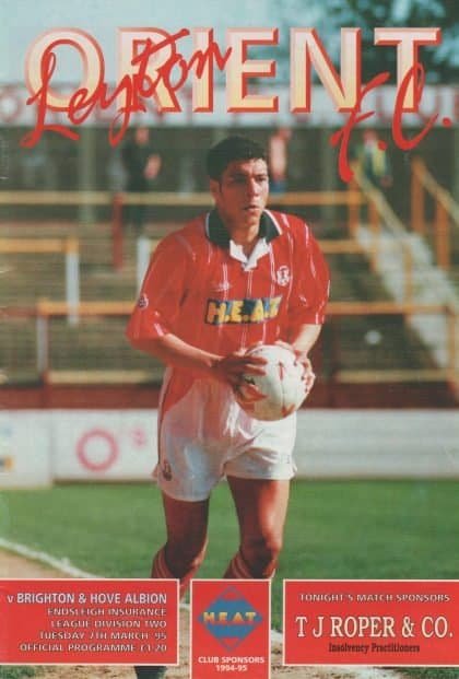 Leyton Orient v Brighton & Hove Albion 07-Mar-1995