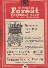 Nottingham Forest v Bristol City  12-Nov-1955