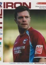 Scunthorpe United v Bristol City  12-Feb-2008