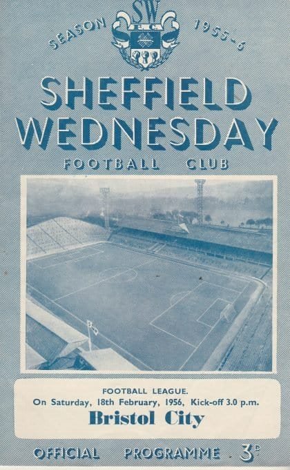 Sheffield Wednesday v Bristol City  18-Feb-1956