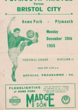 Plymouth Argyle v Bristol City  26-Dec-1955
