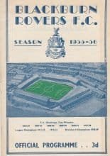 Blackburn Rovers v Bristol City 29-Oct-1955
