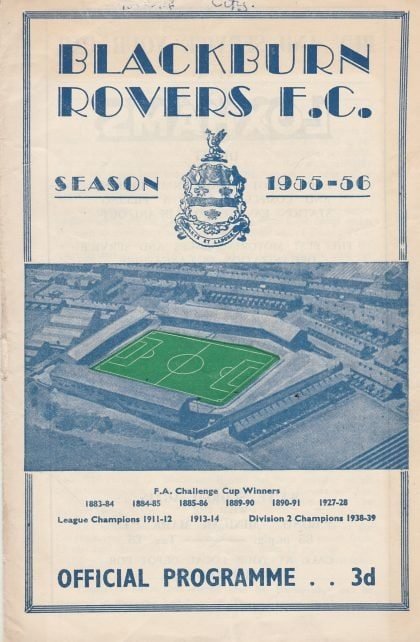 Blackburn Rovers v Bristol City 29-Oct-1955