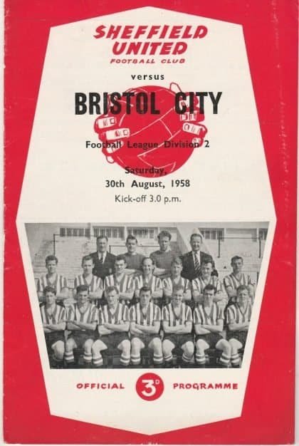 Sheffield United v Bristol City 30-Aug-1958