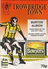 Trowbridge Town v Burton Albion 28-Mar-1995