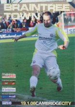 Braintree Town v Cambridge City  19-Jan-2008
