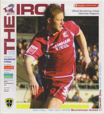 Scunthorpe United v Cardiff City 19-Apr-2008