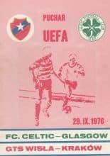 Wisla Krakow v Glasgow Celtic 29-Sep-1976
