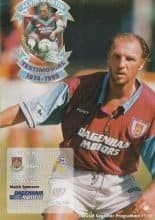 West Ham United v Chelsea XI  11-Nov-1995