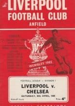 Liverpool v Chelsea 30-Apr-1966