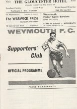 Weymouth v Chelmsford City 09-Dec-1961