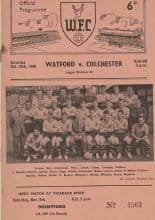 Watford v Colchester United 29-Oct-1960