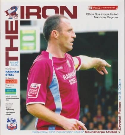 Scunthorpe United v Crystal Palace 03-Nov-2007
