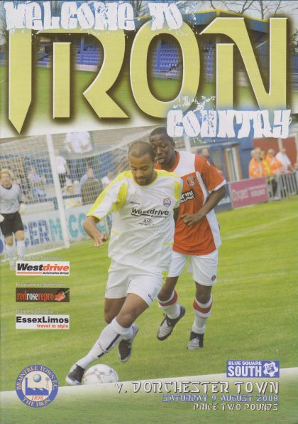 Braintree Town v Dorchester Town  09-Aug-2008