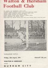 Walton & Hersham v Durham  23-Apr-1971