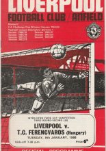 Liverpool v Ferencvaros 09-Jan-1968