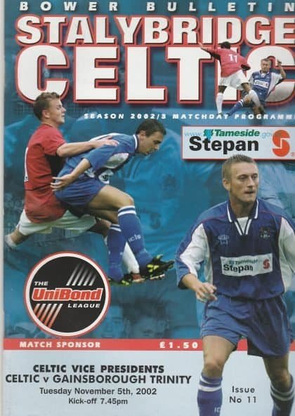 Stalybridge Celtic v Gainsborough Trinity   05-Nov-2002