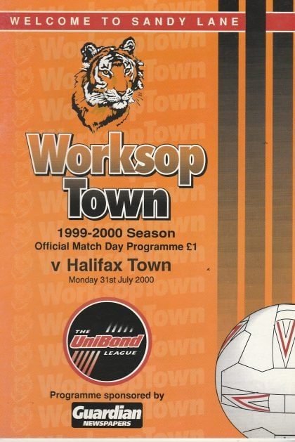 Worksop Town v Halifax Town 31-Jul-2000