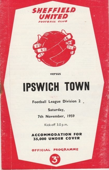 Sheffield United v Ipswich Town 07-Nov-1959
