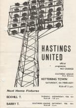 Hastings United v Kettering Town  04-Feb-1967