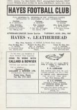 Hayes v Leatherhead  29-Aug-1967